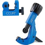 CCLIFE rezač cijevi – set od 2 kom | Rezač bakrenih cijevi 3–22 mm i 3–32 mm | Za bakrene i aluminijske cijevi