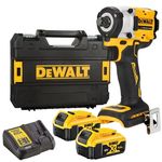 DEWALT UDARNI ODV. 18V 1/2" BL 2x5,0Ah 406/610Nm DCF921P2T-QW