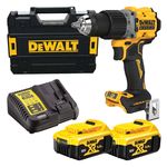 DeWALT – DCD805P2T-QW Aku Udarna Bušilica-odvijač 18V 2x5,0Ah BL TSTAK