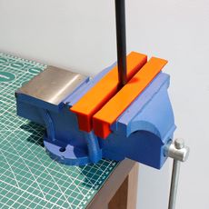 CCLIFE set od 2 zaštitne čeljusti za škripac | Širina 110 mm / 150 mm | s magnetom | Zaštitne čeljusti za fiksni škripac