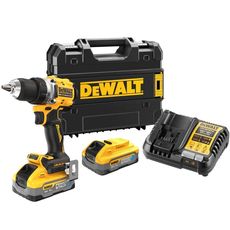 DEWALT BUŠILICA AKU 18V 90Nm BL 2x5,0Ah POWERSTACK - DCD800H2T.