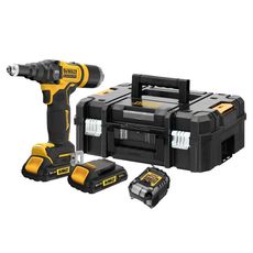 DeWALT – DCF403D2GT-QW Akumulatorska kliješta za blok zakovice 18V 2x2,0Ah 4.8mm 10kN