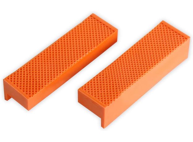 CCLIFE zaštitne čeljusti za škripac 110 mm / 150 mm | Set 2 kom | s magnetom | Za fiksne škripce