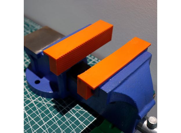 CCLIFE zaštitne čeljusti za škripac 110 mm / 150 mm | Set 2 kom | s magnetom | Za fiksne škripce