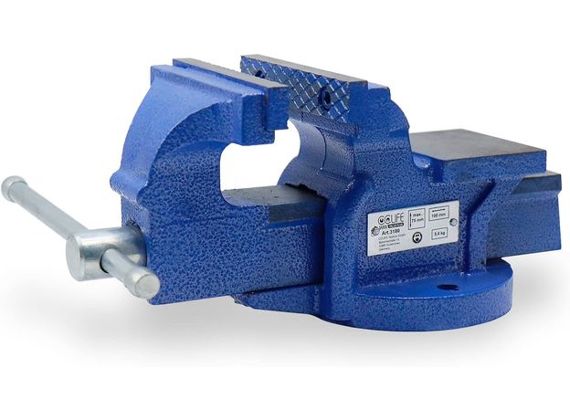 CCLIFE fiksni škripac 100/125/150 mm za radni stol, stolni škripac, paralelni škripac, model: 100 mm