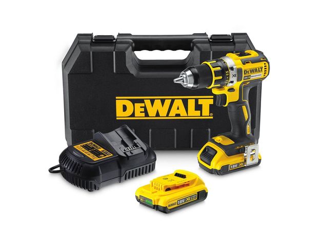 DEWALT BUŠILICA AKU UDARNA 18V XR 2x2,0Ah BL 60Nm - DCD795D2-QW