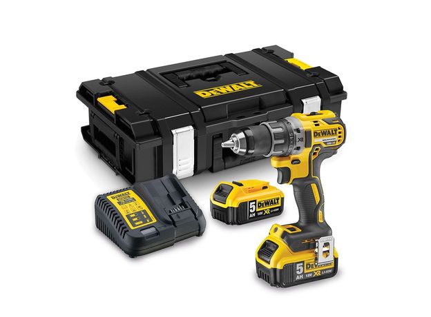 DEWALT BUŠILICA AKU LI-ON XR 18V 2x5,0Ah 70Nm BL - DCD791P2-QW