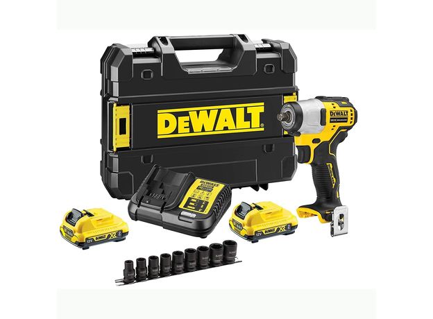 DEWALT UDARNI ODVIJAČ 12V 2x2Ah BL 3/8" 168Nm+GED DCF902D2K.
