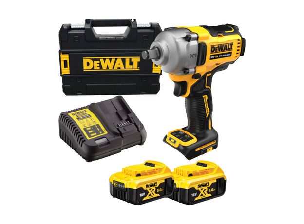 DEWALT UDARNI ODV. 18V 1/2" BL 2x5,0Ah 812/1084Nm DCF891P2T-QW