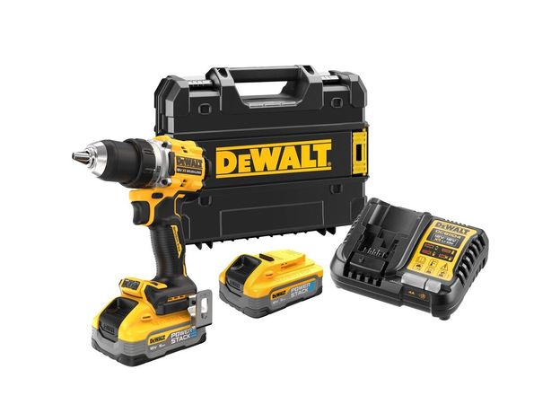 DEWALT BUŠILICA AKU 18V 90Nm BL 2x5,0Ah POWERSTACK - DCD800H2T.