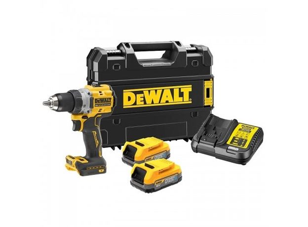 DEWALT BUŠILICA AKU 18V 90Nm BL 2xPOWERSTACK 1,7Ah - DCD800E2T-QW