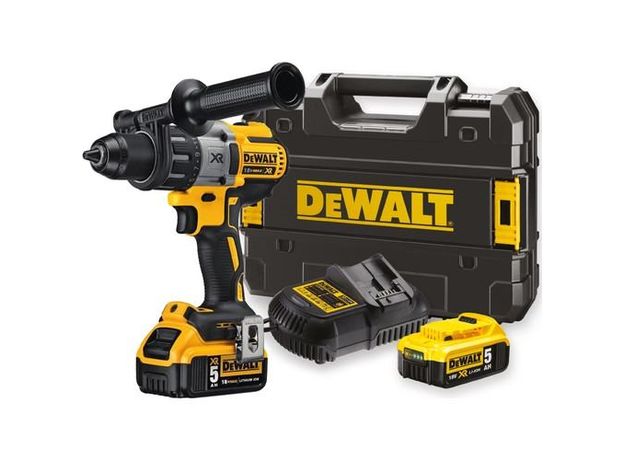DEWALT BUŠILICA AKU UDA.3-BRZ. 18V 2x5,0Ah 95Nm BL DCD996P2-QW