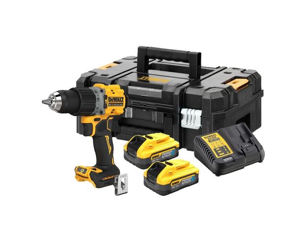 DEWALT BUŠILICA AKU UDARN 18V 90Nm BL 2x5,0Ah POWERSTACK DCD805H2T-QW