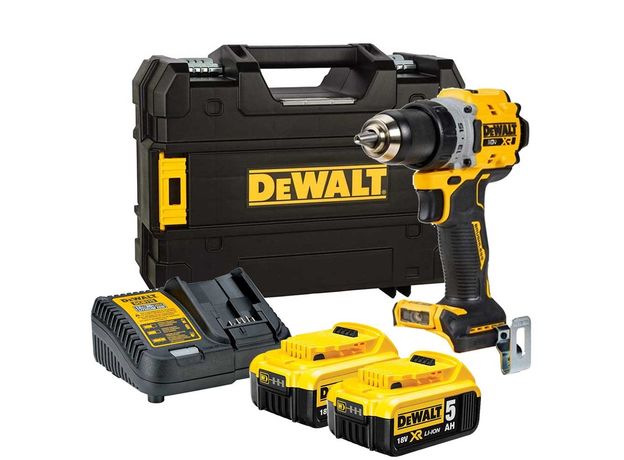 DEWALT BUŠILICA AKU 18V 90Nm BL 2x5,0Ah DCD800P2T-QW