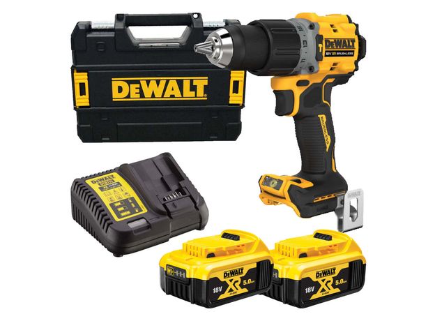 DeWALT – DCD805P2T-QW Aku Udarna Bušilica-odvijač 18V 2x5,0Ah BL TSTAK