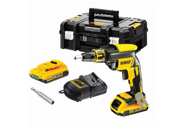 DeWALT – DCF620D2-QW Aku Odvijač za Suhu Gradnju 18V 2x2,0Ah