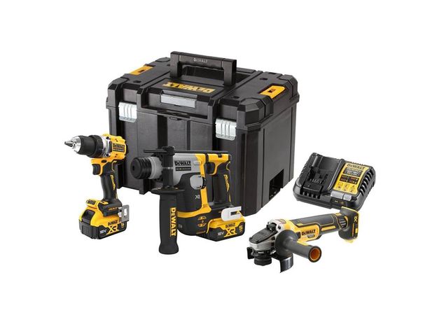 DeWALT – DCK355P2T-QW Aku Set Alata 18V 3-dijelni 2x5,0 Ah TSTAK