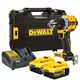 DEWALT BUŠILICA AKU 18V 90Nm BL 2x5,0Ah DCD800P2T-QW
